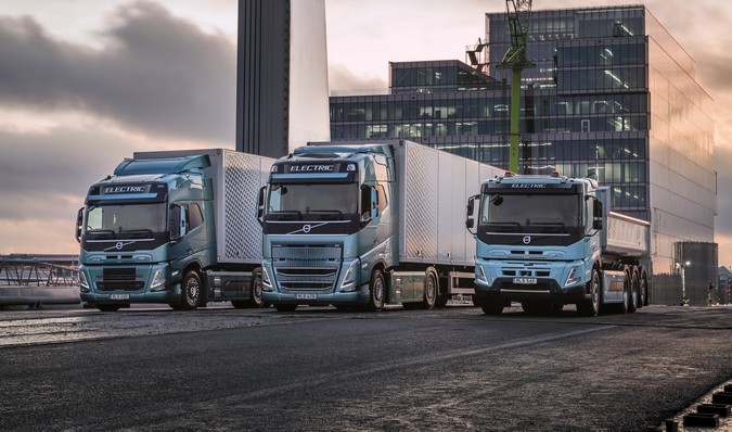 Europa: Volvo iniciará venda de caminhões pesados 100% elétricos neste ano