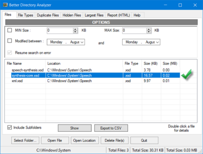 Software de analizador de espacio en disco para Windows