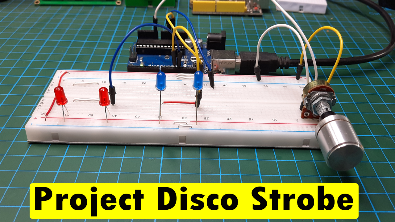 مشروع ديسكو ستروب لايت Arduino Project Disco Strobe Light DIY Channel3