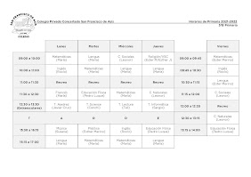 HORARIO 5º B