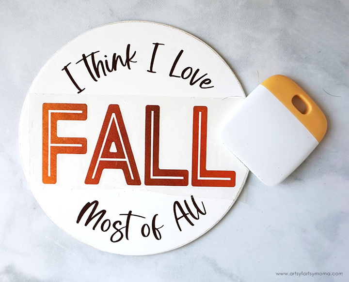 "I Love Fall Most of All" Wreath