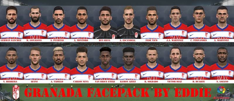 Granada Facepack 2019 Pes 2017 Patch Pes New Patch Pro Evolution Soccer