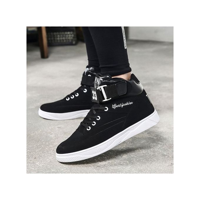 high top sneakers with velcro straps