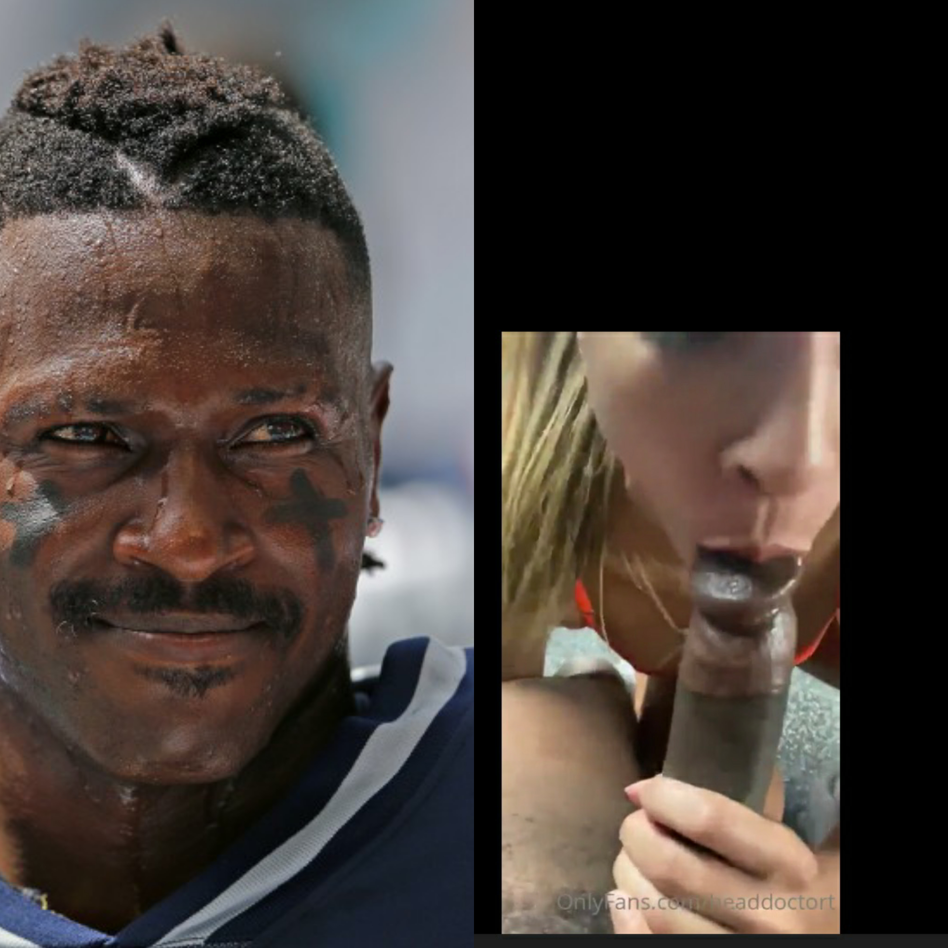 NFL Baller Antonio Brown Getting Some Top By A Porn Starlet? 