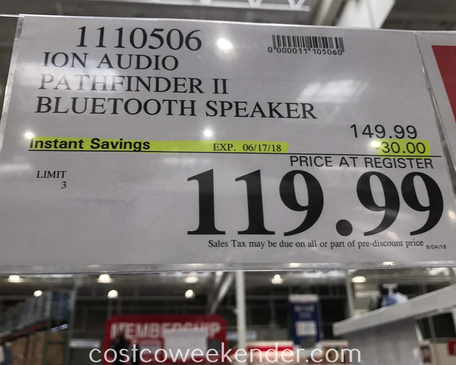 costco pathfinder speaker