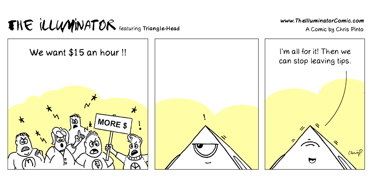The Illuminator Comic 15 Minimum wage?