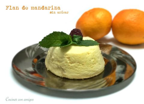 Flan de Mandarina