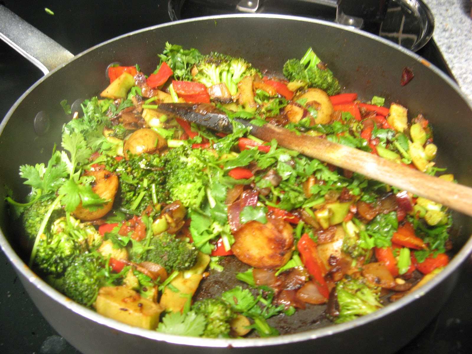 Cardamom Bliss It's not your mamma's cooking Subji Side Dish mixed vegetables