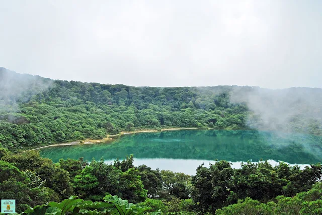 Laguna Botos en volcán Poás, Costa Rica