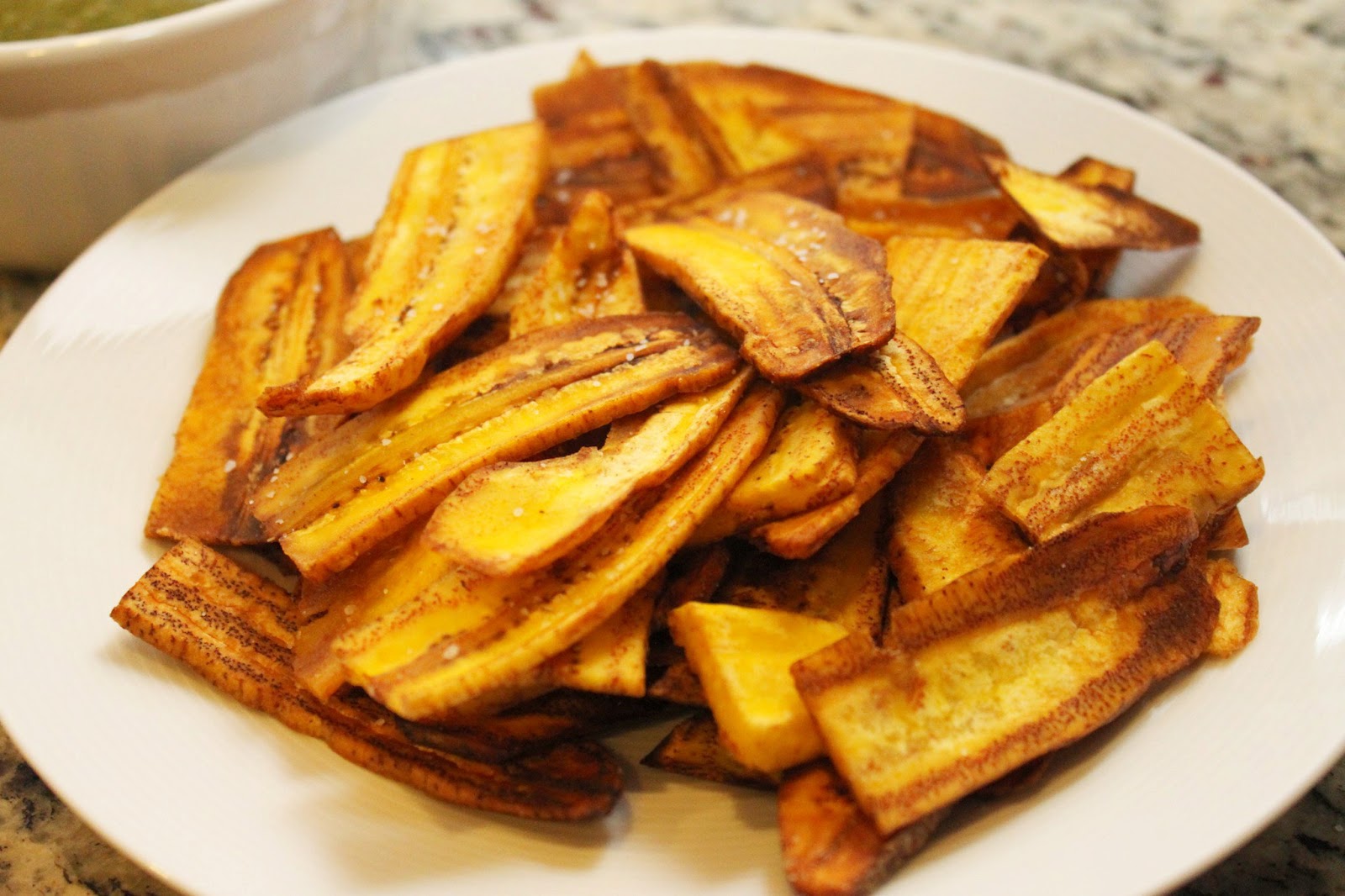 The JarCar Family Blog Plantain Chips & Chimichurri Sauce/Dip