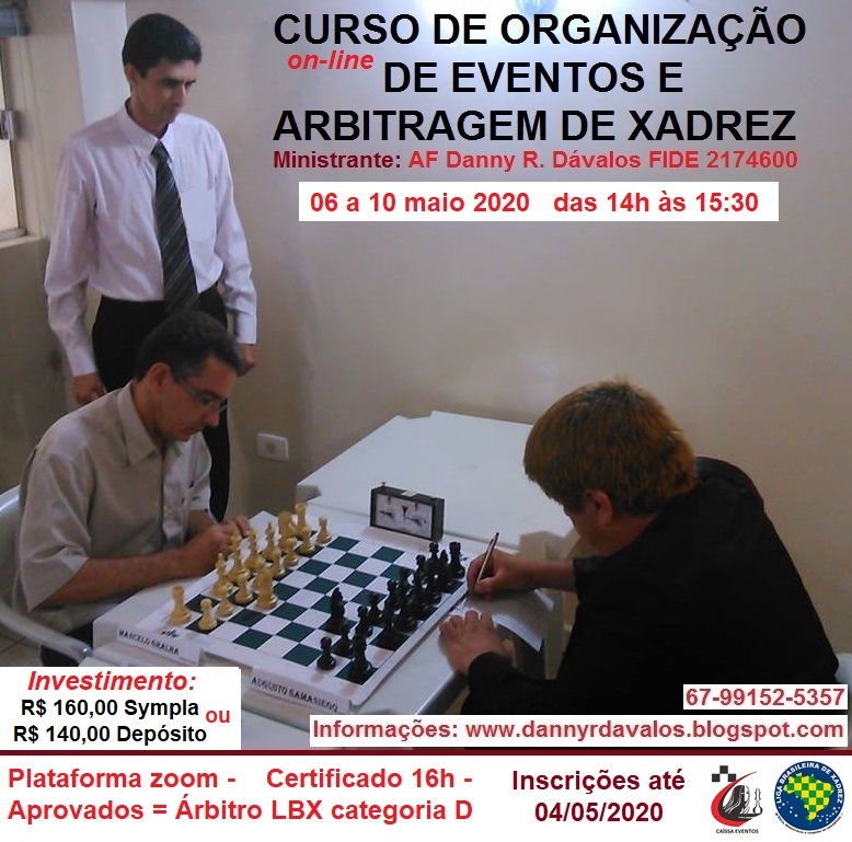 Curso Online de Noções Básicas em Arbitragem de Xadrez