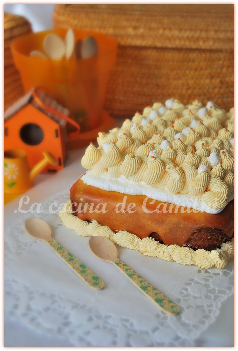 Poke cake de brownie de chocolate blanco con crema de cacahuetes (La cocina de Camilni) Poke cake de brownie de chocolate blanco con crema de cacahuetes (La cocina de Camilni)