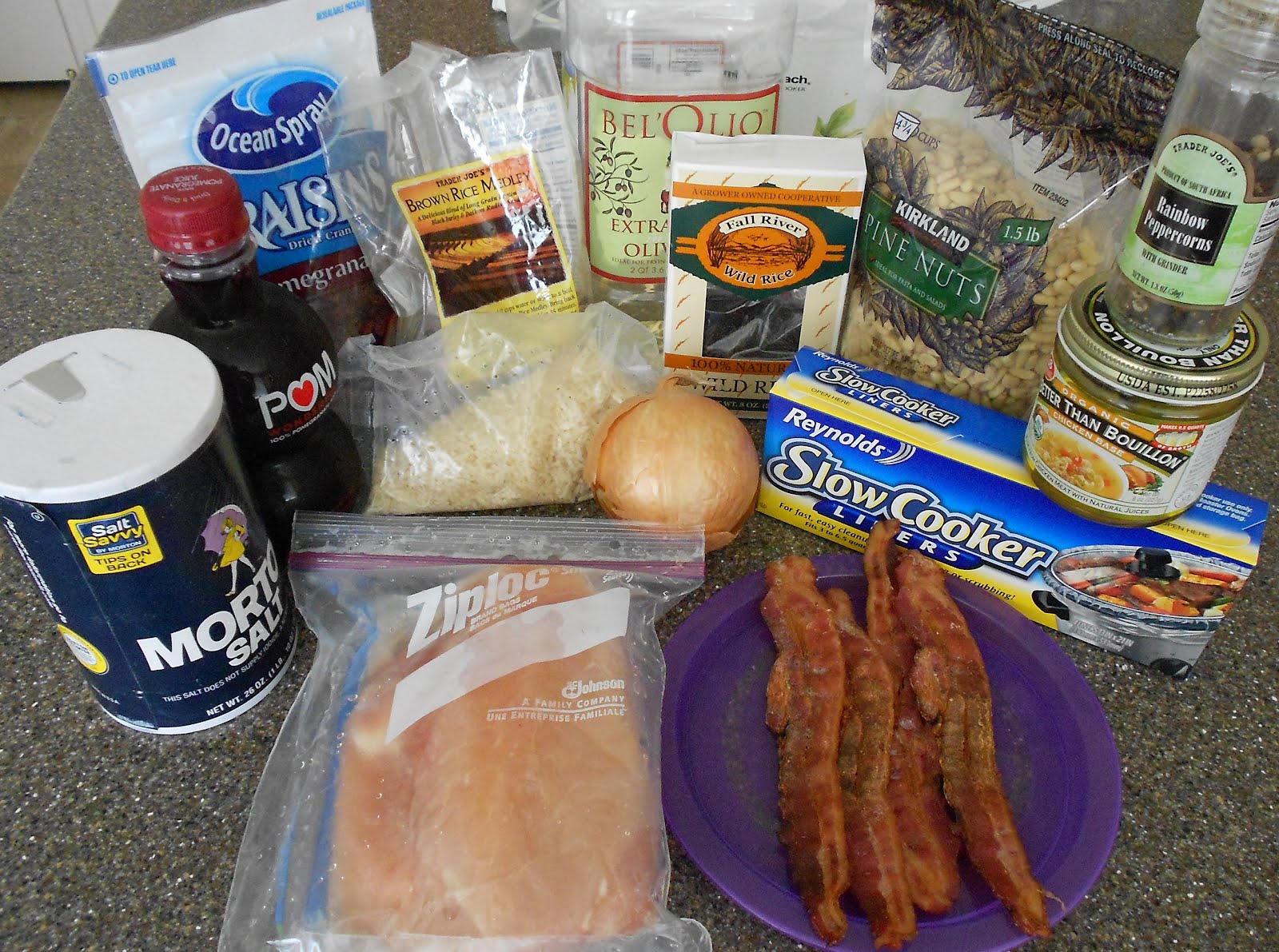 Baking Banquet Crock Pot Chicken and Rice Medley with Pomegranate