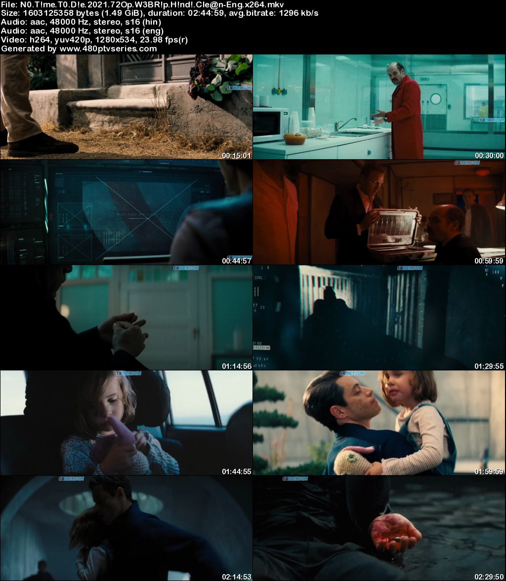 No Time to Die (2021) Full Hindi Dual Audio Movie Download 720p 480p WebRip Free Watch Online Full Movie Download Worldfree4u 9xmovies