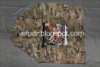 Waterproof Storage Bionic Camo 3L Bag on 5.11 Tactical TDU Multicam Shirt for pattern comparison