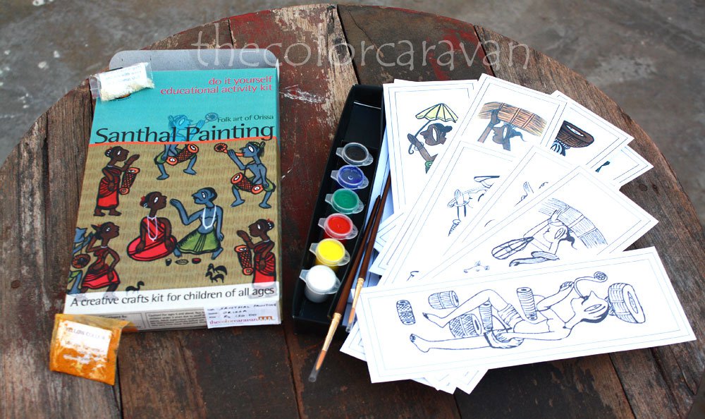 Indian folk art DIY Kits Artsy Craftsy Mom