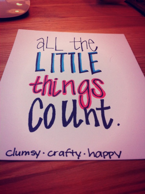 clumsy crafty happy: words for your wednesday