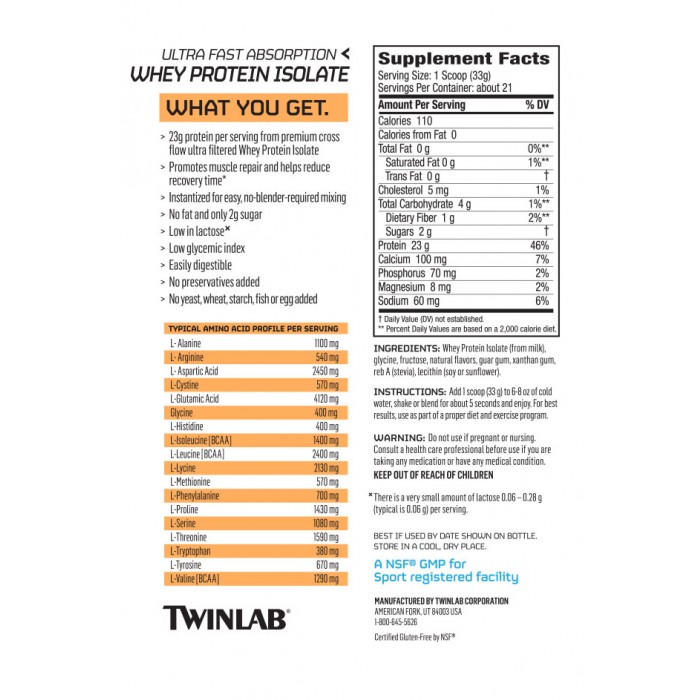 Fishful Thinking: TwinLab CleanSeries Whey Protein Isolate Review