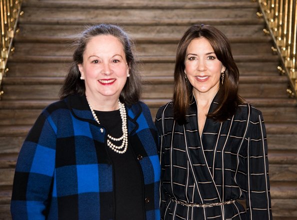 Crown Princess Mary met with the members of Maternity Foundation and President of the International Center for Research on Women, Dr. Sarah Degnan Kambou
