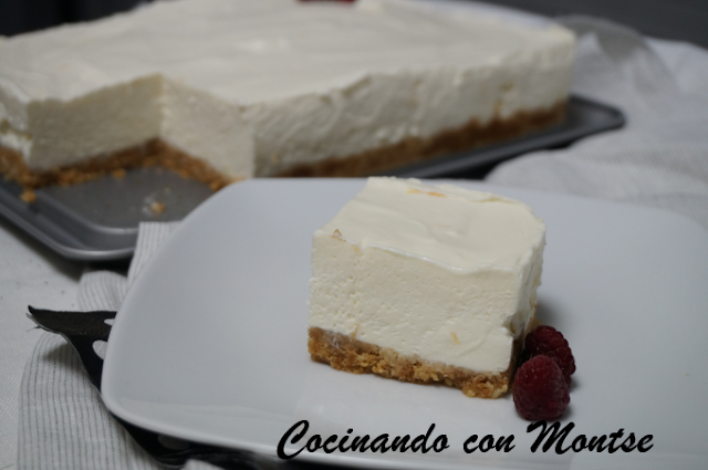 Tarta de limón sin horno