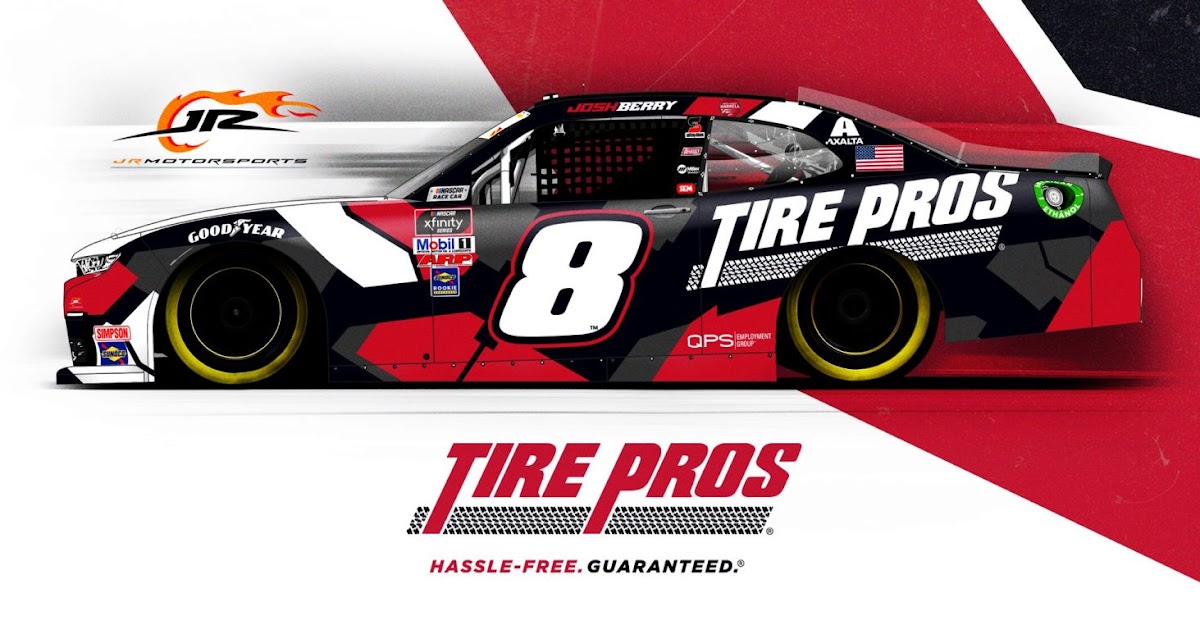 JR Motorsports Partners with Tire Pros as a Multirace sponsor Stock