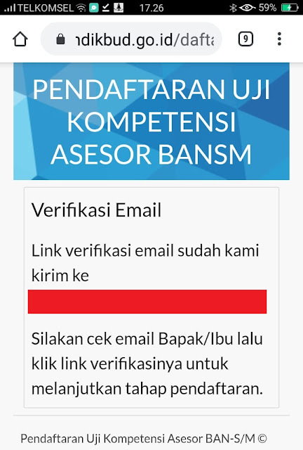 Berdasarkan informasi dari laman BAN SM CARA DAFTAR UJI KOMPETENSI ASESOR BAN SM TAHUN 2020