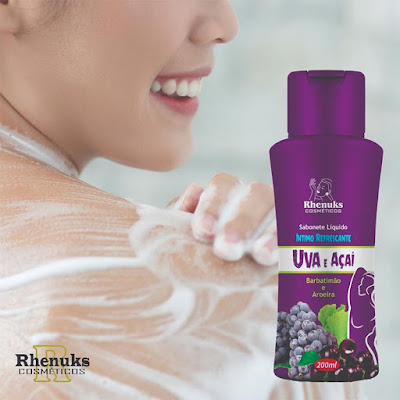 Sabonete Intimo Rhenuks Aromático Uva e Açaí - 200 ml