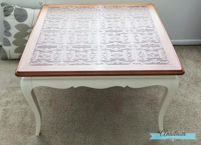 painted white french provincial coffee table wallpaper decoupage