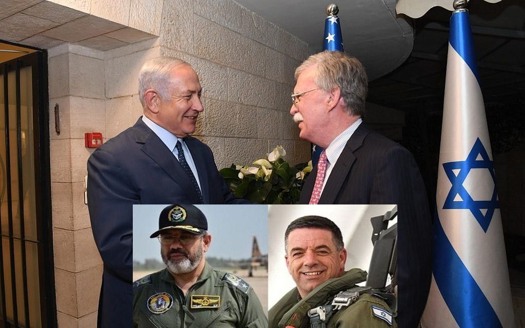 Bolton’s Israel visit rounds off US, Israeli readiness matched by Iran