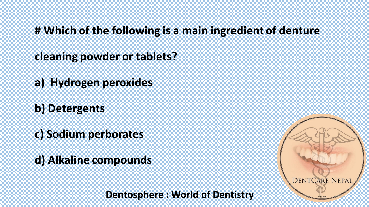 Dentosphere World of Dentistry Denture Cleaning Powder