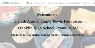 Empty Bowls Silent Auction closes out at 10 PM Monday, June 21