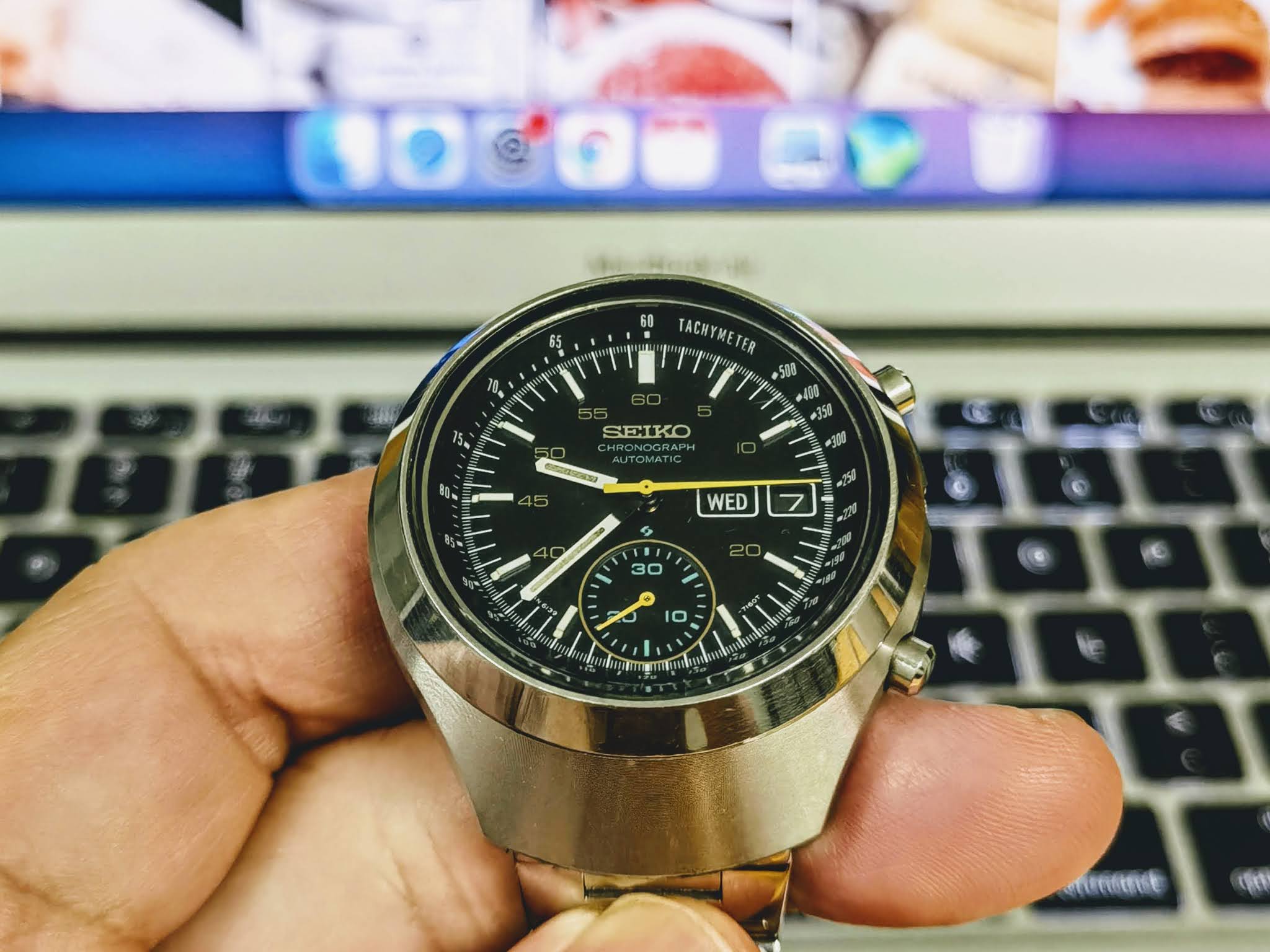 I am Wearing my Father's Watch ⏱️ Seiko 6139-7100 Darth Vader |Tony Johor  Kaki Travels for Food · Heritage · Culture · History