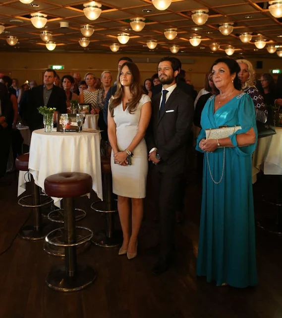 Prince Carl Philip and Princess Sofia Hellqvist. attended a charity gala dinner (Princess Sofia, Duchess of Värmland)