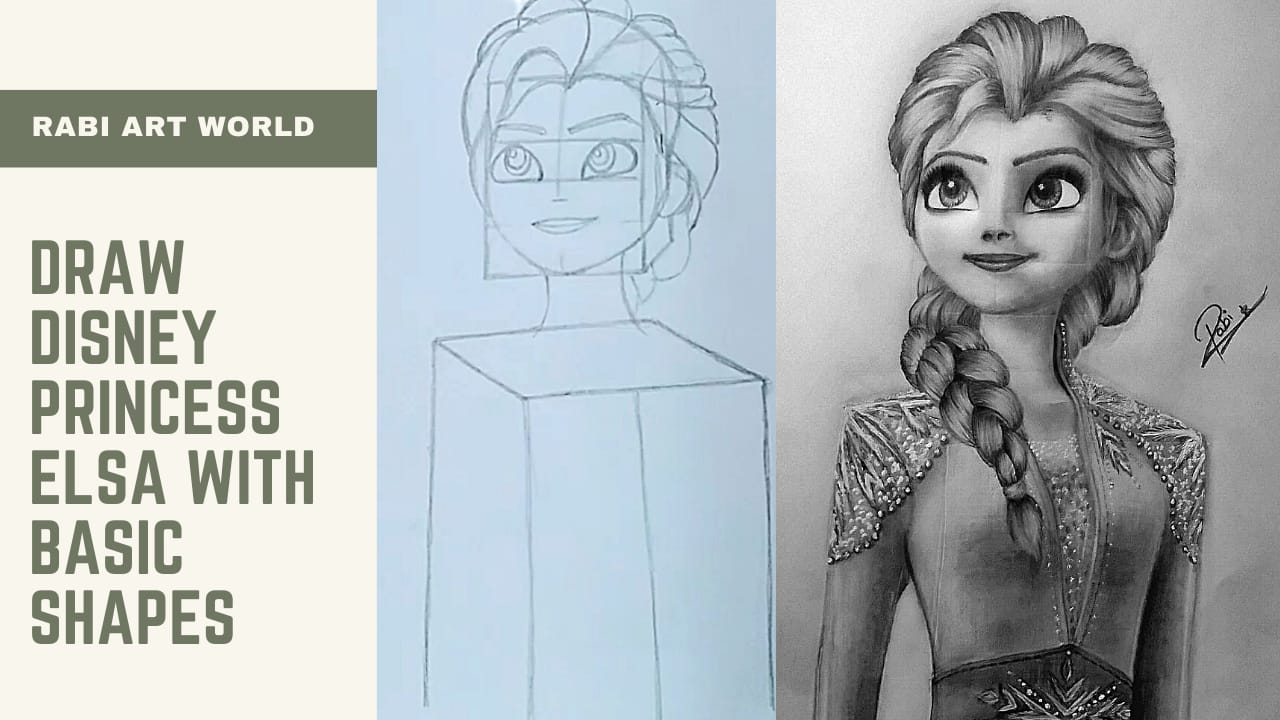 How to draw elsa / elsa drawing /elsa drawing easy / pencil sketch