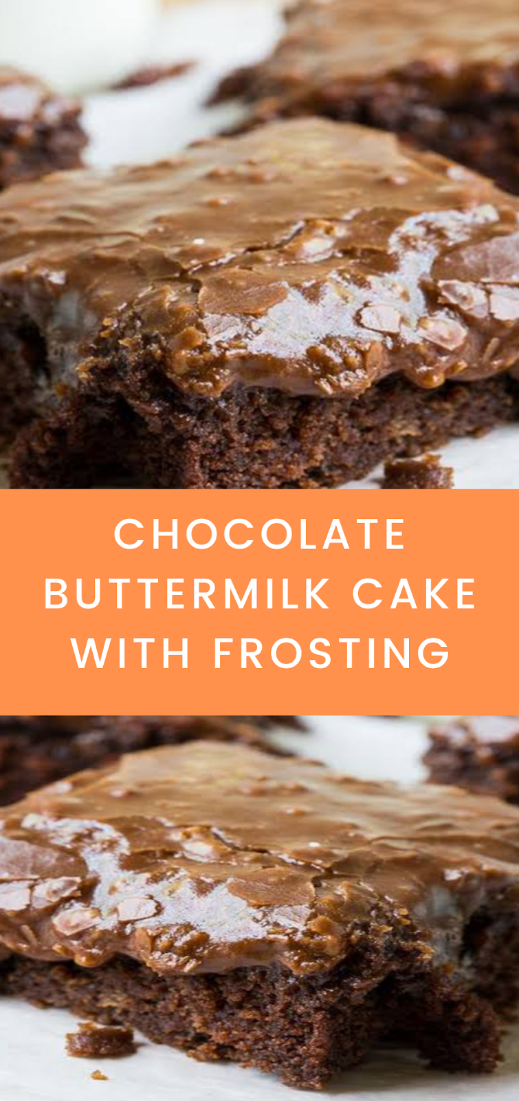 Chocolate Buttermilk Cake with Frosting