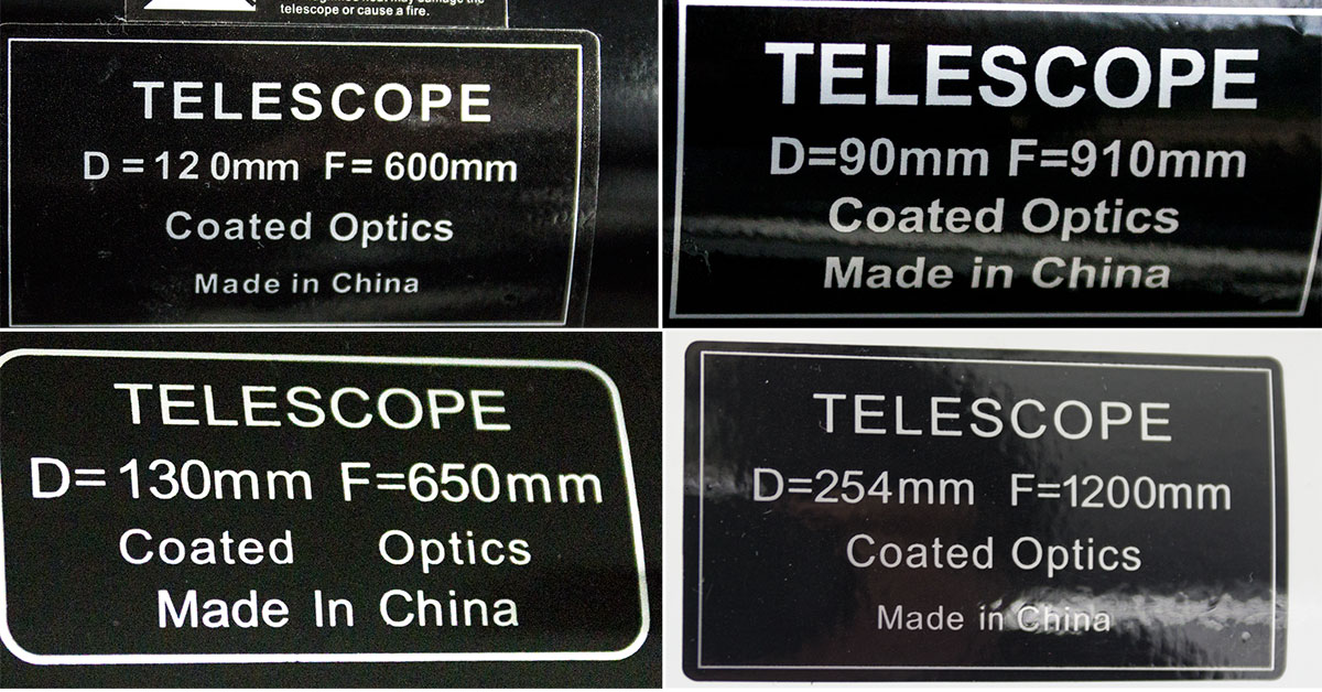 Telescope magnification