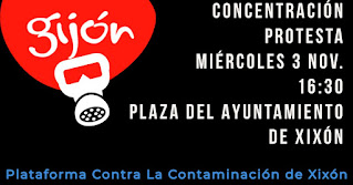 Miércoles 3 de noviembre a las 16:30 Concentración-Protesta en la plaza del ayuntamiento de Gijón/Xixón