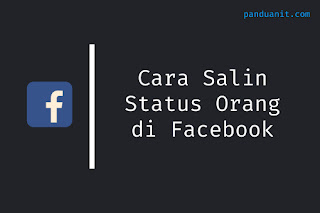 Cara Salin Status Orang di Facebook Tanpa Share di Aplikasi Android