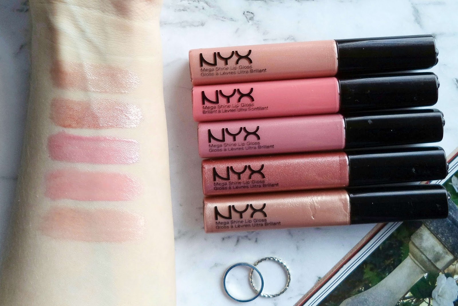 The NYX Mega Shine Lip Gloss Diane Elizabeth