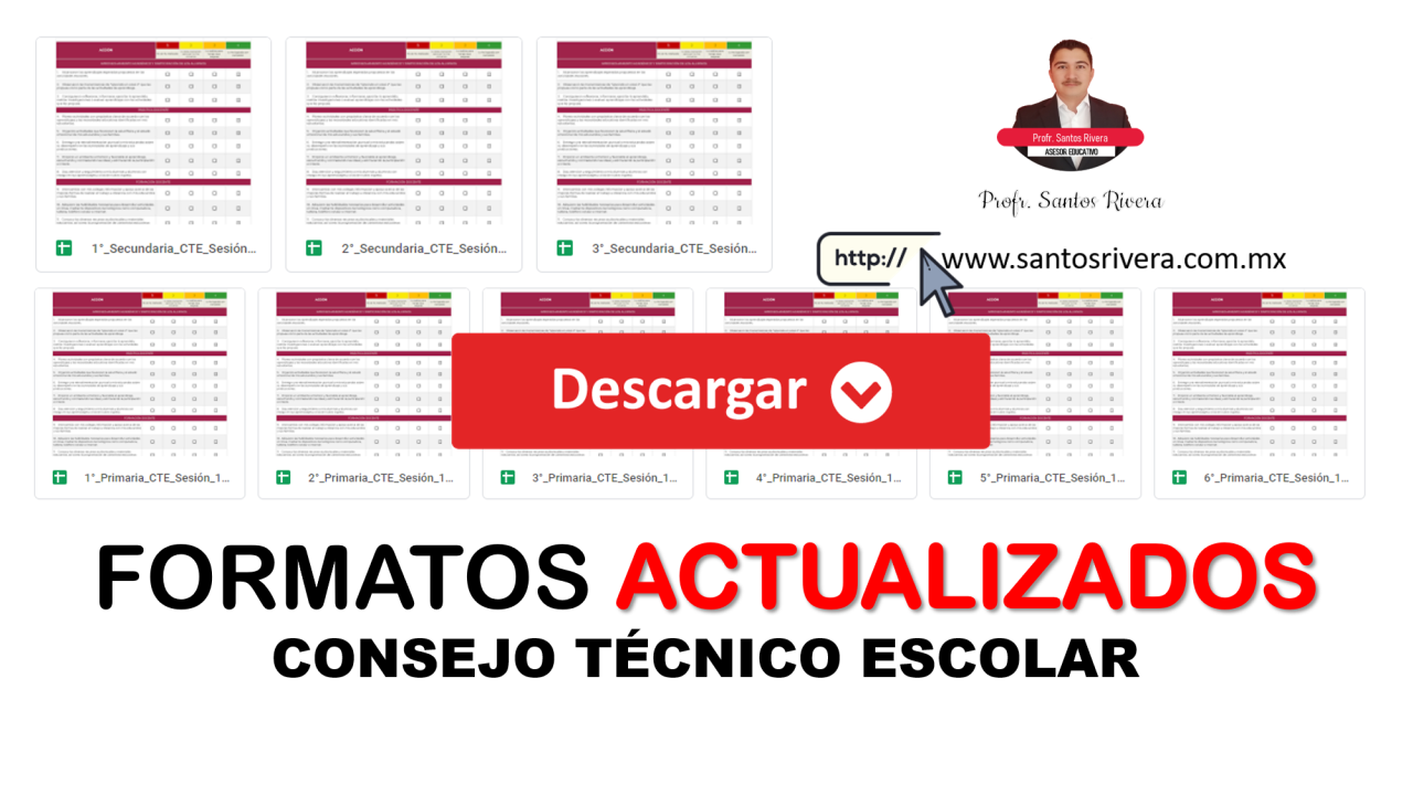 Tutorial sobre cómo descargar los formatos actualizados