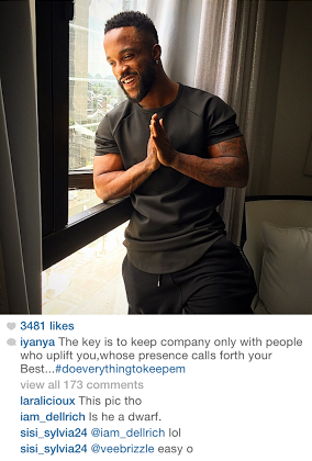 5 Choi! Fans come hard on Iyanya after he shares new hot photo