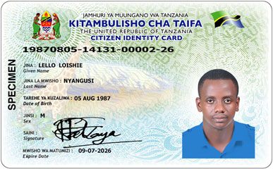 Simple steps to Get Tanzania National Identity Card 
