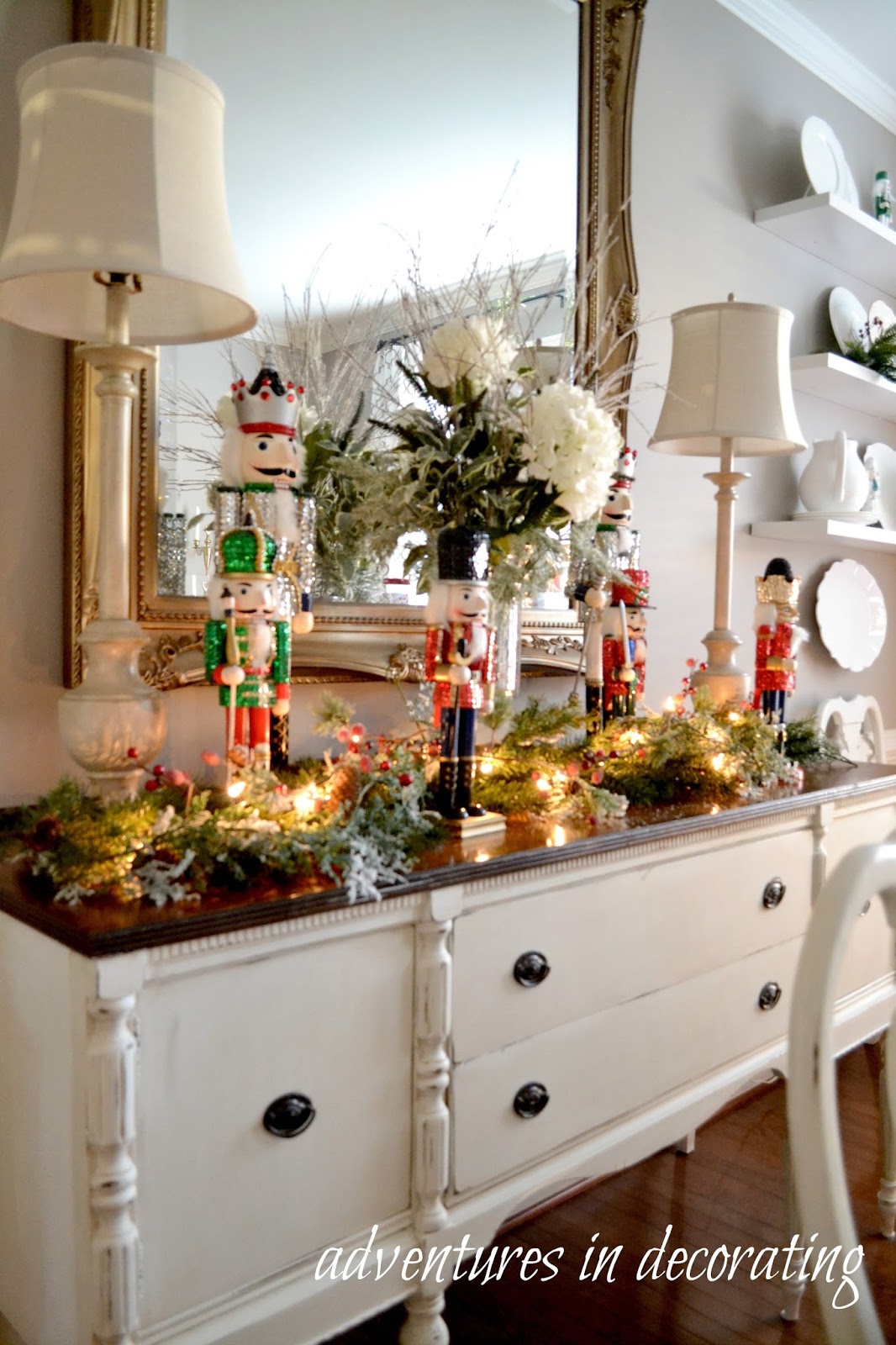 Adventures in Decorating Our 2015 Christmas Dining Room