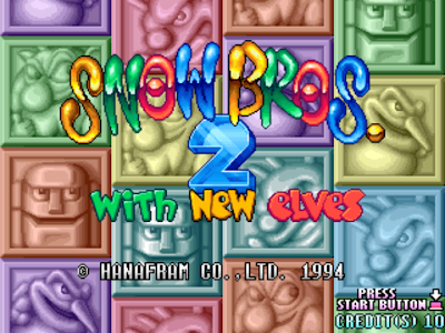 雪人兄弟2(Snow Bros. 2)+金手指作弊碼，經典懷舊的街頭大型機檯電玩休閒遊戲！