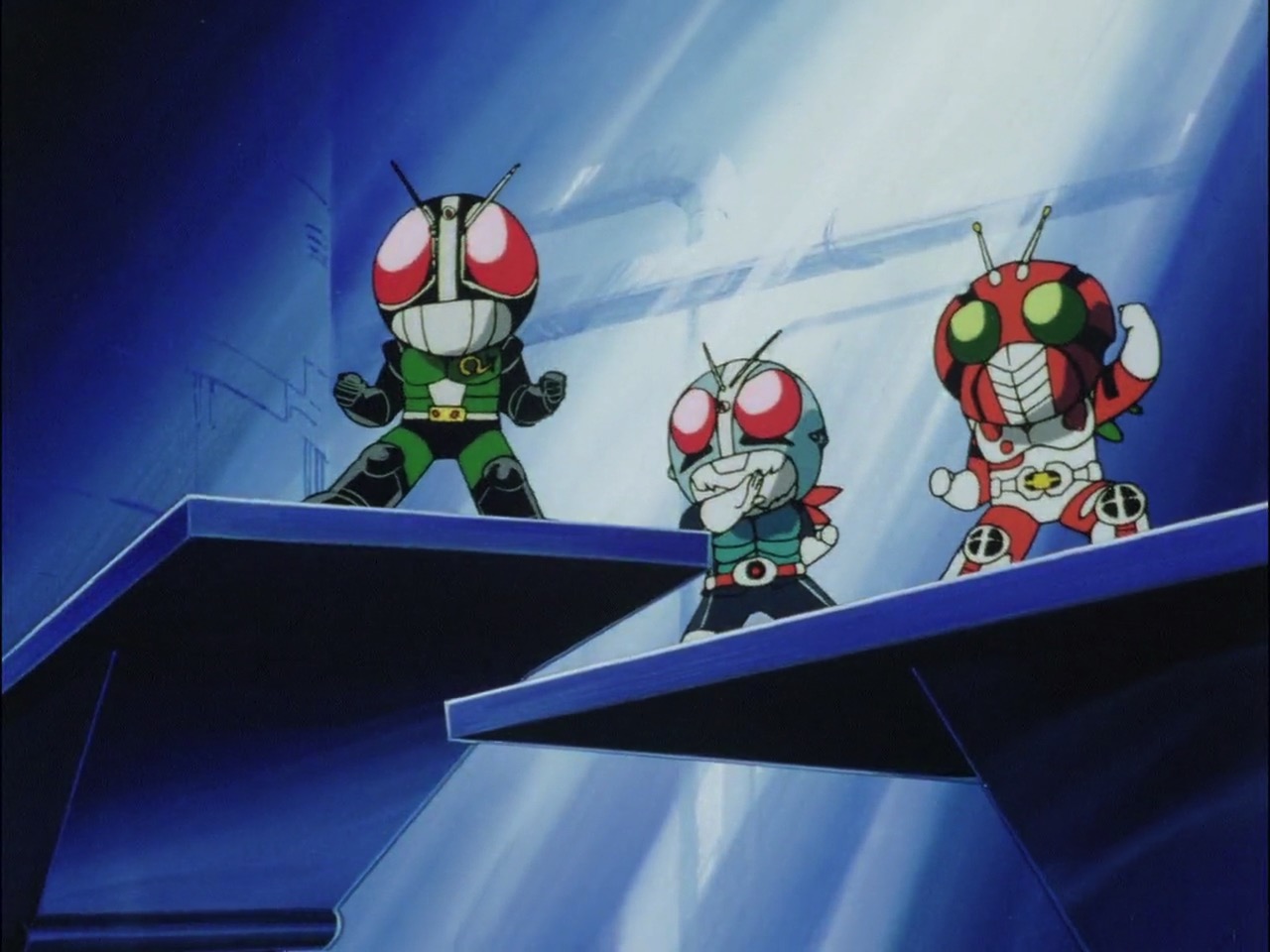 My Shiny Toy Robots Anime REVIEW Kamen Rider SD