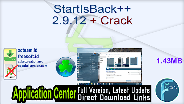 StartIsBack++ 2.9.12 + Crack_ ZcTeam.id