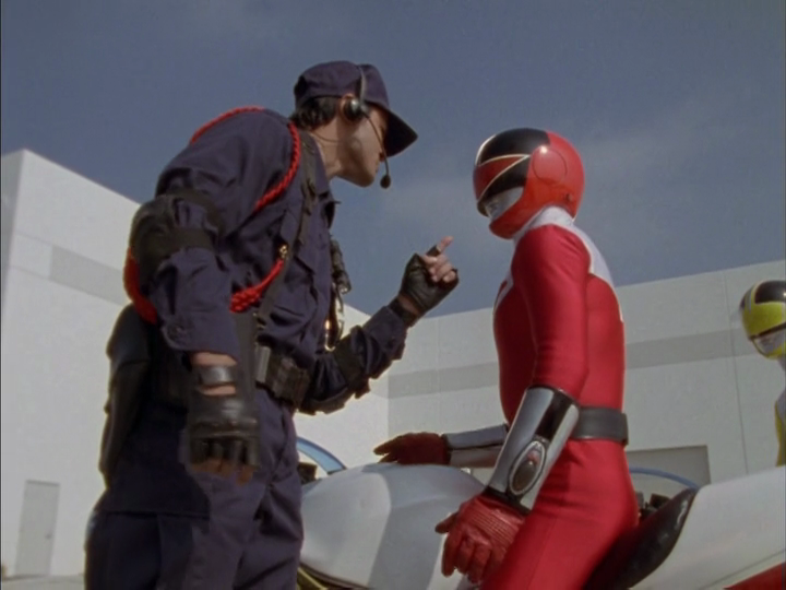 Power Rangers Time Force Trip Takes a Stand