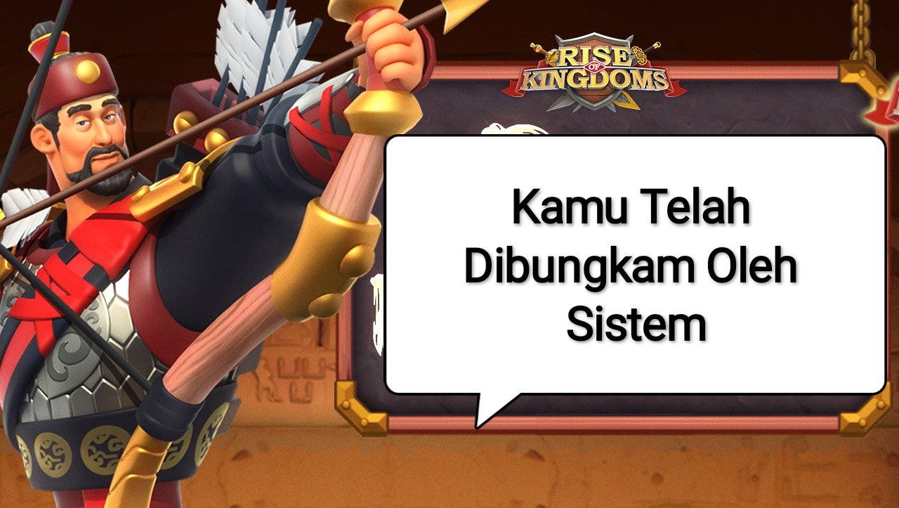 anda telah dibungkam oleh sistem RoK