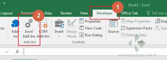 Membuka Tab Developer di Excel