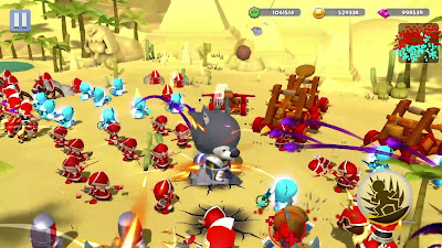 Mini Warriors Brawler Army Game Screenshot 2